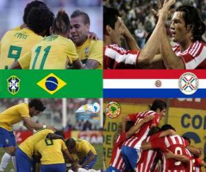 yapboz Brezilya - Paraguay, çeyrek finalde, Arjantin 2011